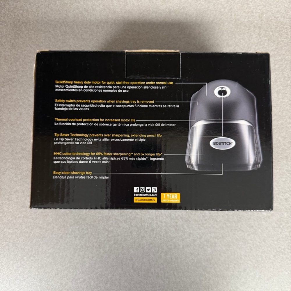 Bostitch Executive Electric Pencil Sharpener new nwt - Picture 3 of 4